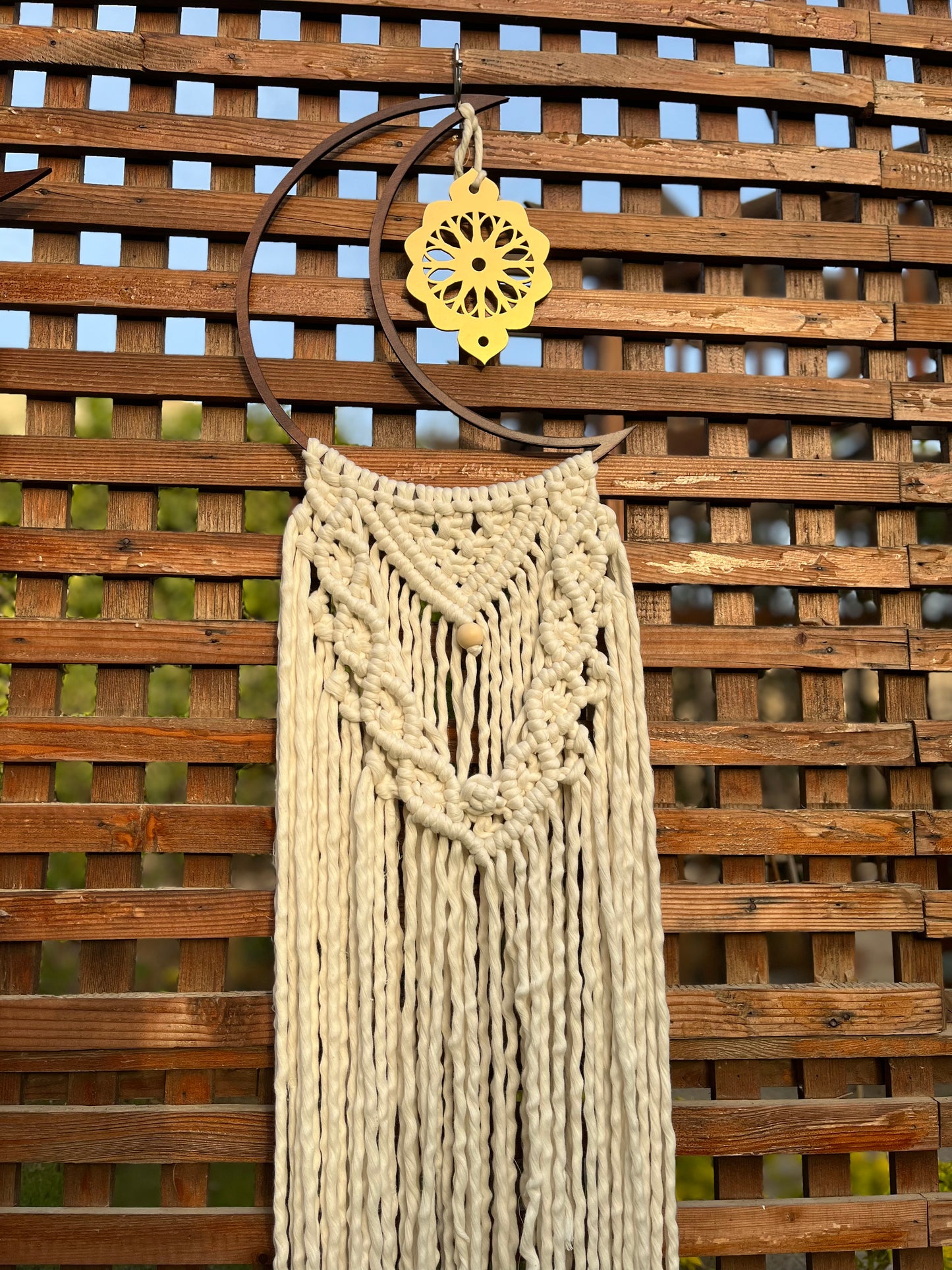 Ramadan Wooden Crescent